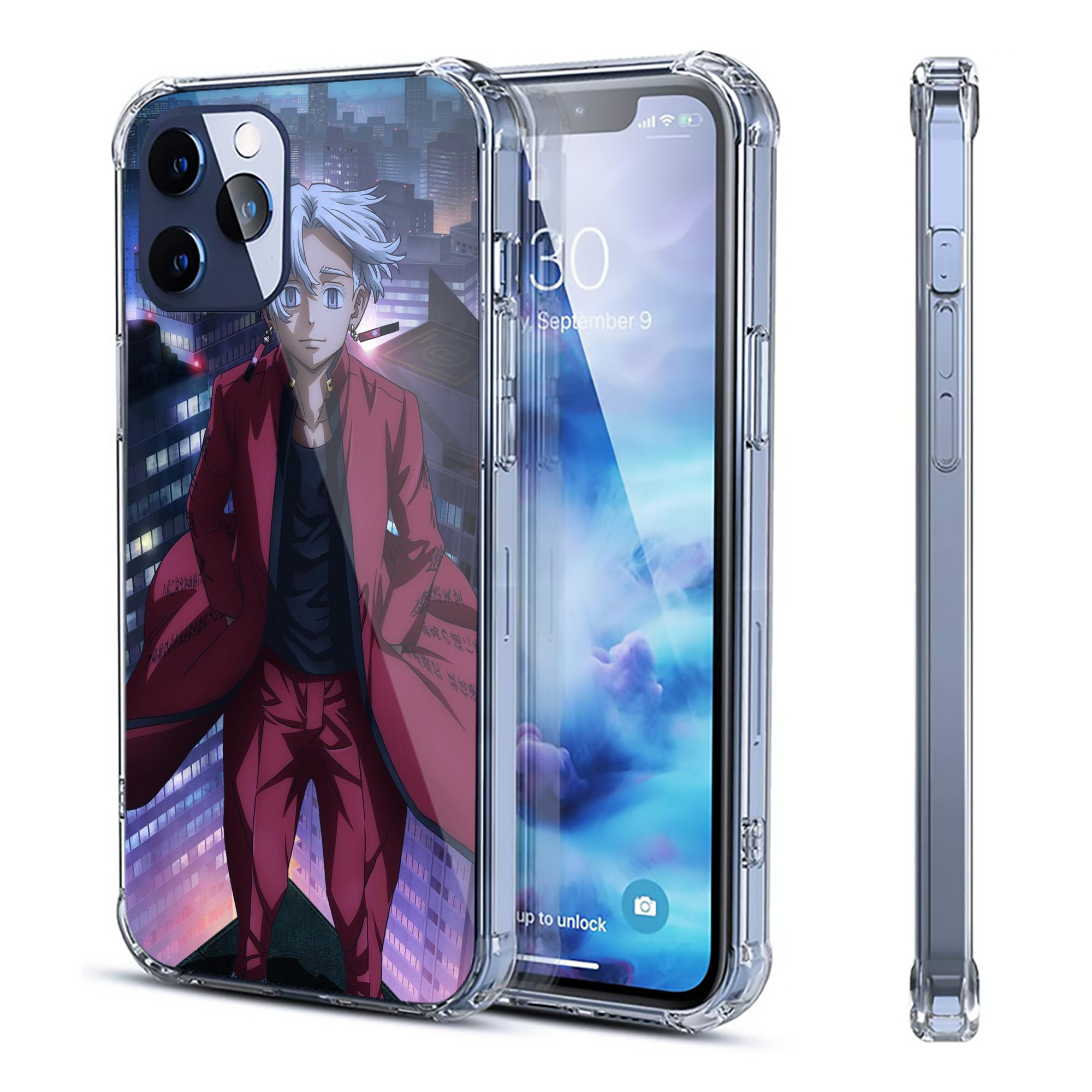 （画像用） 東京リベンジャーズ Tokyo Revengers 【iPhone 12シリーズ対応】透明スマホケース（クリアソフトケース）